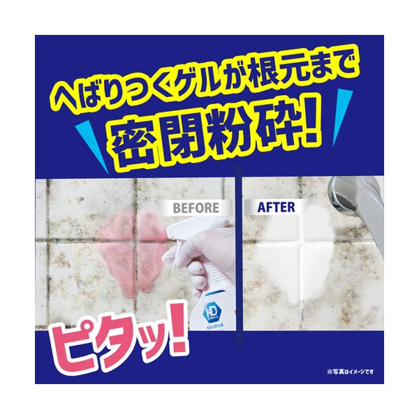 （まとめ） リベルタカビダッシュ 壁ピタッ！ゲルスプレー 300ml 1本 [x3セット]