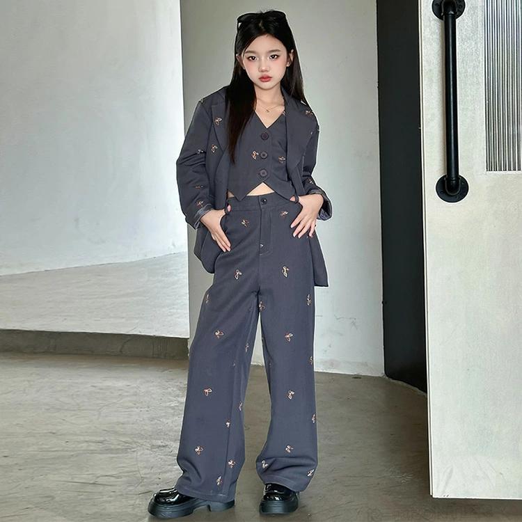 母の日【夏の】【出荷が迅速】ダンス衣装 ベスト ダンス スーツ キッズダンス 衣装 韓国 ダンス衣装 パンツスーツ 子供服 ヒップホップ セットアップ 黒スーツ グレー ダンス ジャケット パン 母の日【夏の】【出荷が迅速】ダンス衣装 ベスト ダンス スーツ キッズダンス 衣装 韓国 ダンス衣装 パンツスーツ 子供服 ヒップホップ セットアップ 黒スーツ グレー ダンス ジャケット パン