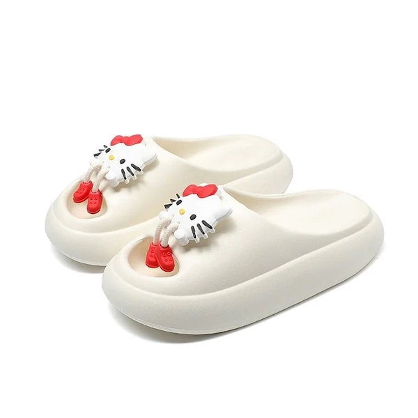 Qoo10] 可愛い スリッパ キティちゃん シューズ