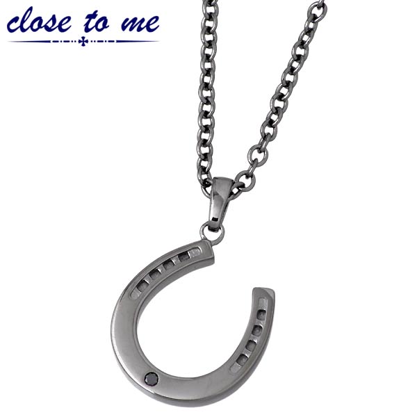 クロストゥーミー close to me ホースシュー シルバー ネックレス ダイヤモンド 馬蹄