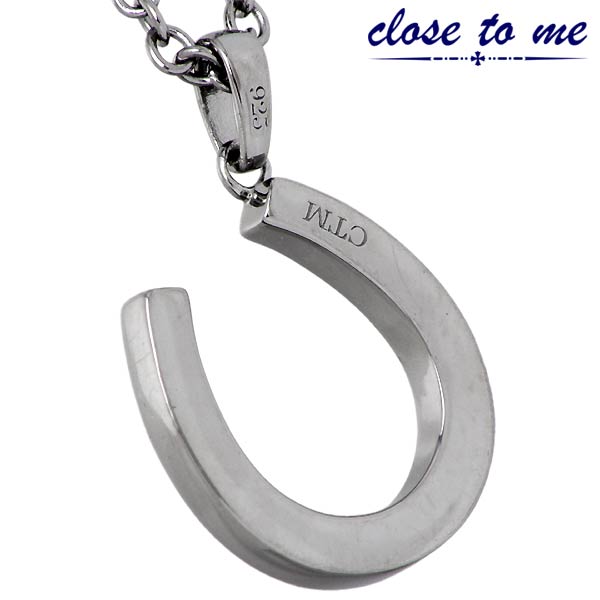 クロストゥーミー close to me ホースシュー シルバー ネックレス ダイヤモンド 馬蹄