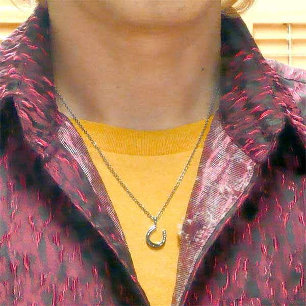 クロストゥーミー close to me ホースシュー シルバー ネックレス ダイヤモンド 馬蹄