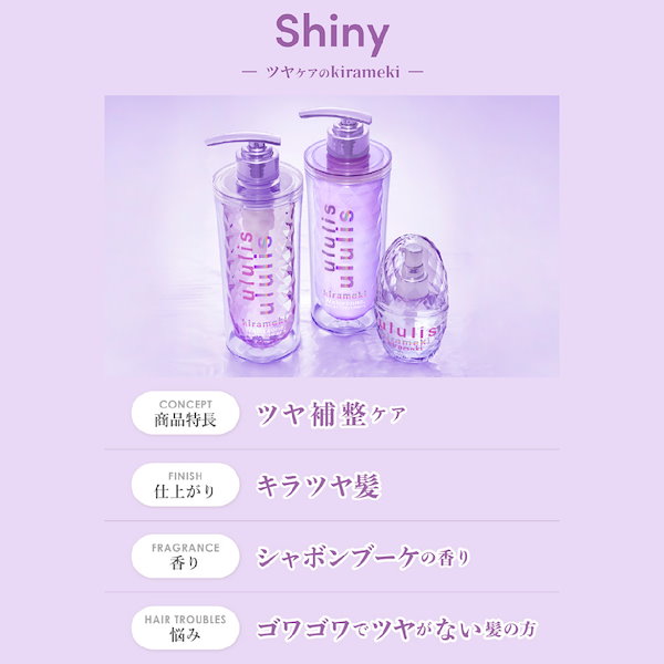 Qoo10] ululis ウォーターコンク ヘアオイル 2点セット
