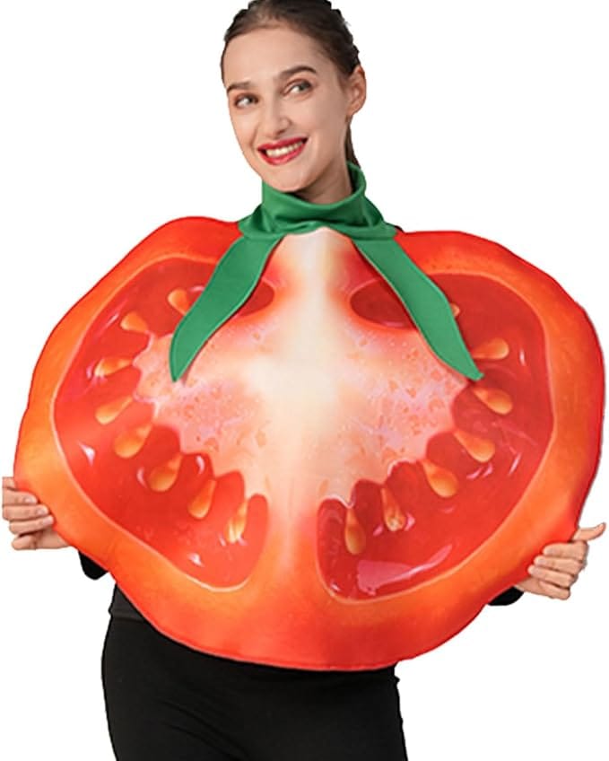 野菜 コスプレ 面白 ハロウィン 仮装 メンズ コスチューム レディース コス 衣装（白菜 トマト ジャガイモ）黒い服とズボンは含まれていませんのでご自身でご用意ください