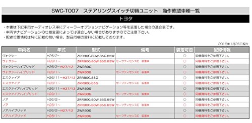 ステアリングスイッチ切替ユニット ノア/ヴォクシー/エスクァイア専用 ステアリングスイッチ切替ユニット ノア/ヴォクシー/エスクァイア専用