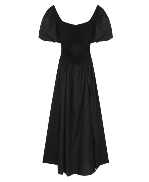 レディース ドレス ロング マキシ イレギュラー アシンメトリー 左右非対称 半袖 パフスリーブ スクエアネック スリム 細身 ウエストマーク スリット プルオーバー 可愛い きれいめ シンプル レディース ドレス ロング マキシ イレギュラー アシンメトリー 左右非対称 半袖 パフスリーブ スクエアネック スリム 細身 ウエストマーク スリット プルオーバー 可愛い きれいめ シンプル