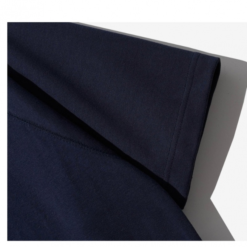 FPダブルコットンツートンカラー半袖TシャツネイビーSJST1412 FPダブルコットンツートンカラー半袖TシャツネイビーSJST1412