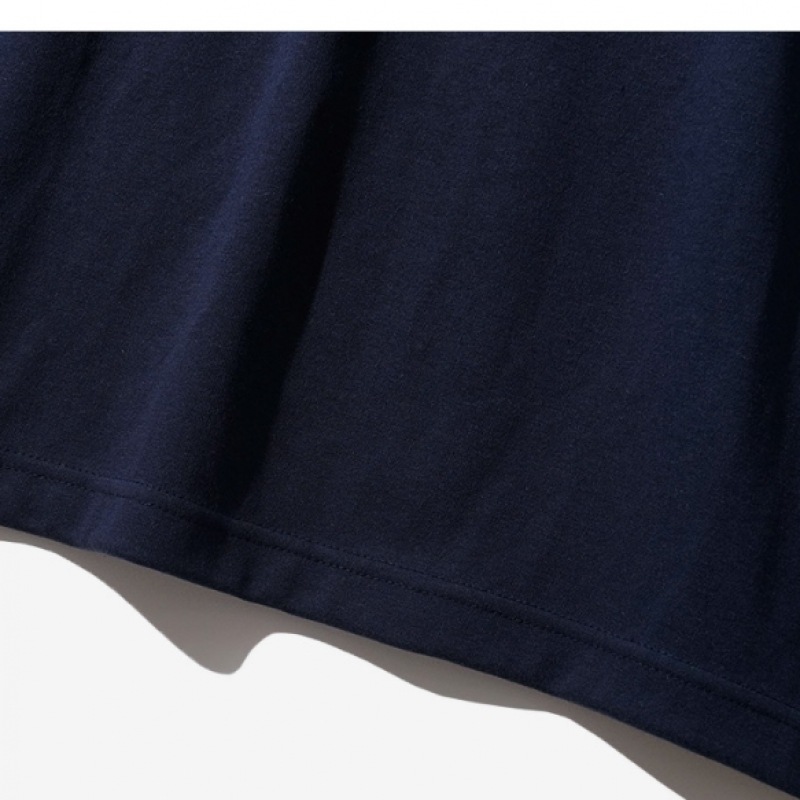 FPダブルコットンツートンカラー半袖TシャツネイビーSJST1412 FPダブルコットンツートンカラー半袖TシャツネイビーSJST1412