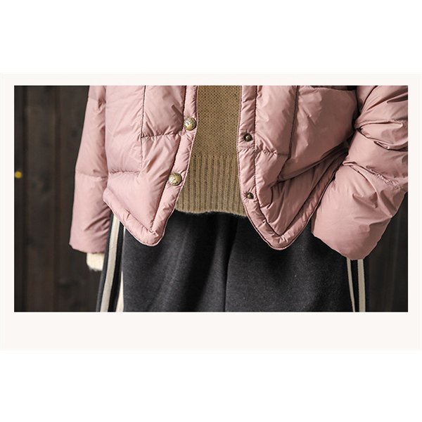 ダウンジャケット ダウンコート レディース ショート 立ち襟 ライトアウター ブルゾン スタンド襟 ダウンジャケット ダウンコート レディース ショート 立ち襟 ライトアウター ブルゾン スタンド襟