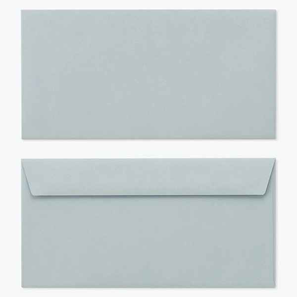 [ケース販売] 山櫻 封筒 洋長3 カマス貼FF ECアビス 紙厚100g 郵便枠ナシ 1,000枚 / ベロ折 A4三折用 パステルカラー 無地 郵便番号枠なし 00404269-1000