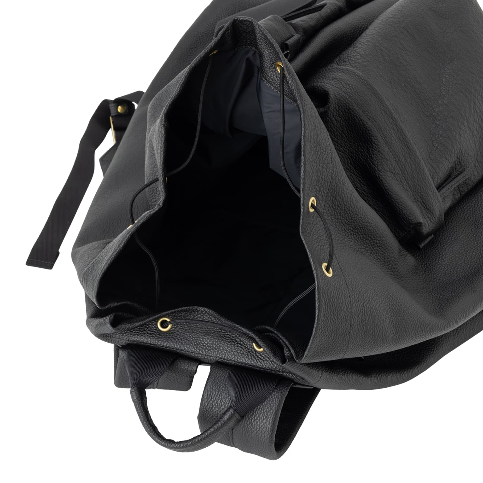 正規品 バッグ バックパック リュック SHRINK STRING DAY PACK シュリンク ドロー ストリング デイパック メンズ レディース A4 本革 レザー 革 13インチ PC 巾着 黒 正規品 バッグ バックパック リュック SHRINK STRING DAY PACK シュリンク ドロー ストリング デイパック メンズ レディース A4 本革 レザー 革 13インチ PC 巾着 黒