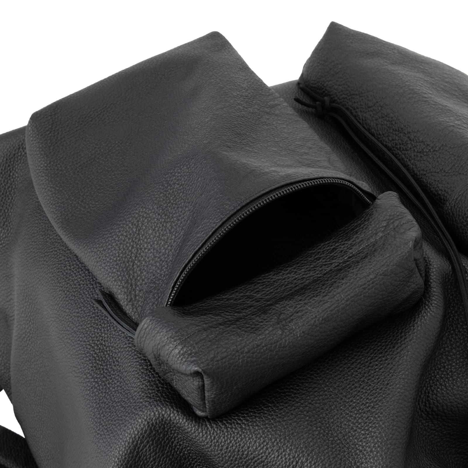 正規品 バッグ バックパック リュック SHRINK STRING DAY PACK シュリンク ドロー ストリング デイパック メンズ レディース A4 本革 レザー 革 13インチ PC 巾着 黒 正規品 バッグ バックパック リュック SHRINK STRING DAY PACK シュリンク ドロー ストリング デイパック メンズ レディース A4 本革 レザー 革 13インチ PC 巾着 黒