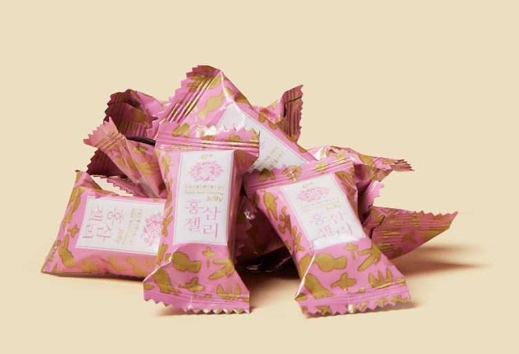 [韓国食品] キムジョンファン 紅参キャンディー500g + 紅参ゼリー 500g