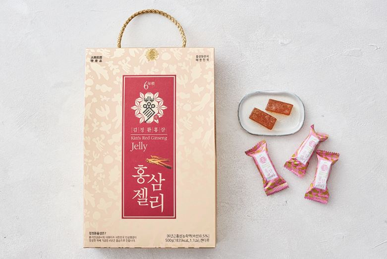 [韓国食品] キムジョンファン 紅参キャンディー500g + 紅参ゼリー 500g