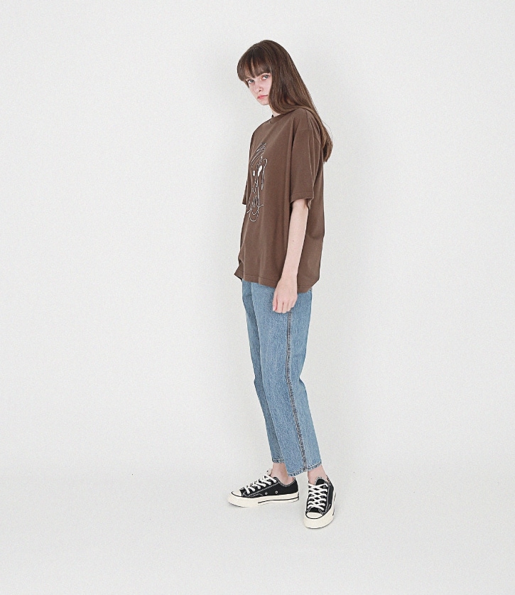 【CPGN STUDIO】Pierrot printing Embroidery Short Sleeve CPGN STUDIO】 Pierrot printing Embroidery Short Sleeve T