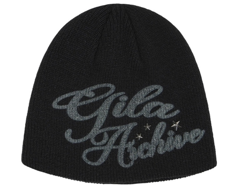 ★AESPA ウィンター着用★ GILAARCHIVE LETTERING LOGO BEANIE d7692672b6b0aa6b079a1084c94a4f