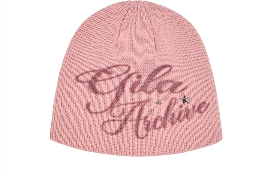 ★AESPA ウィンター着用★ GILAARCHIVE LETTERING LOGO BEANIE aespa Winter 同款｜LETTERING LOGO BEANIE｜Gila Archive｜韓國