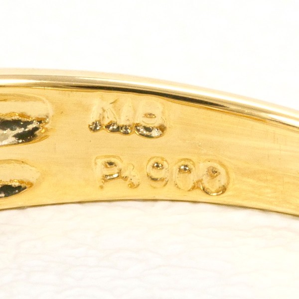 PT900 プラチナ K18YG リング 指輪 11号 ダイヤ 0.25 ジュエリー 中古 PT900 プラチナ K18YG リング 指輪 11号 ダイヤ 0.25 ジュエリー 中古