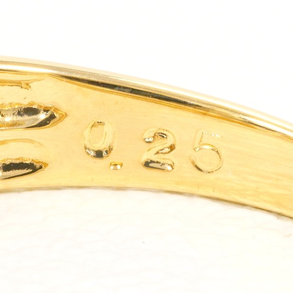 PT900 プラチナ K18YG リング 指輪 11号 ダイヤ 0.25 ジュエリー 中古 PT900 プラチナ K18YG リング 指輪 11号 ダイヤ 0.25 ジュエリー 中古