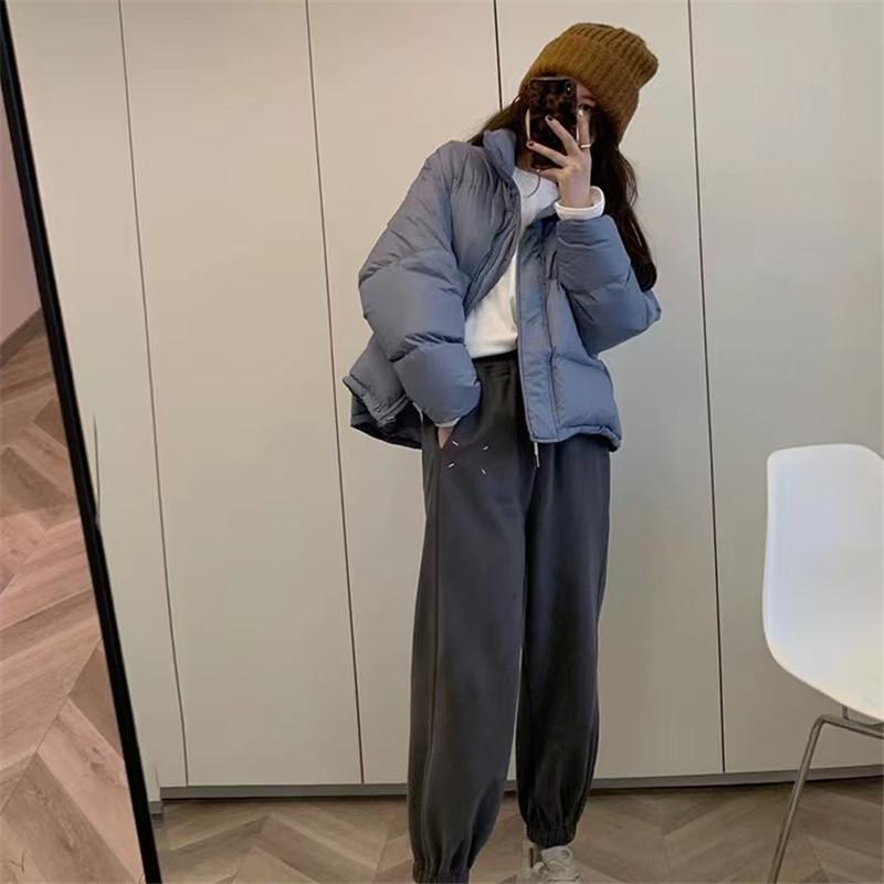 ダウンジャケット レディース 冬服 立ち襟 ジップアップ 無地 秋冬 ダウンコート 暖かい 保温 防寒 羽織り 軽量 キルティングダウン
