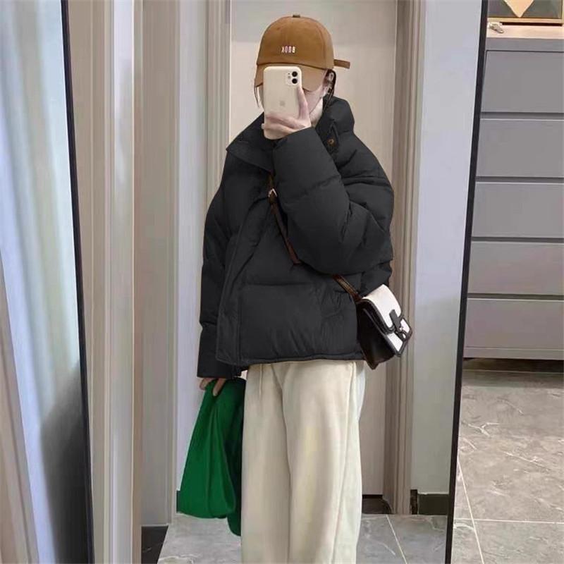 ダウンジャケット レディース 冬服 立ち襟 ジップアップ 無地 秋冬 ダウンコート 暖かい 保温 防寒 羽織り 軽量 キルティングダウン