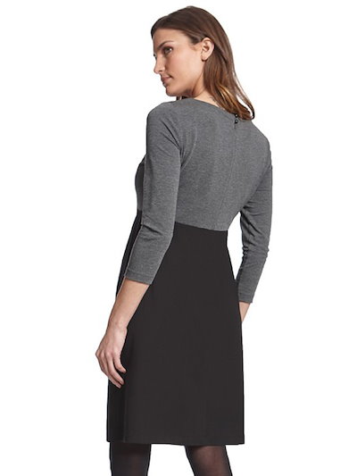 Stitching Color O Neck Long Sleeve Maternity Dress Stitching Color O Neck Long Sleeve Maternity Dress