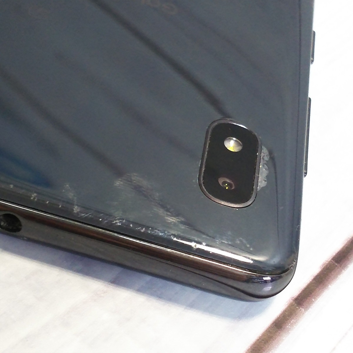 【送料無料】au Galaxy A20 SCV46 Black 本体 白ロム SIMロック解除済み SIMフリー 390198