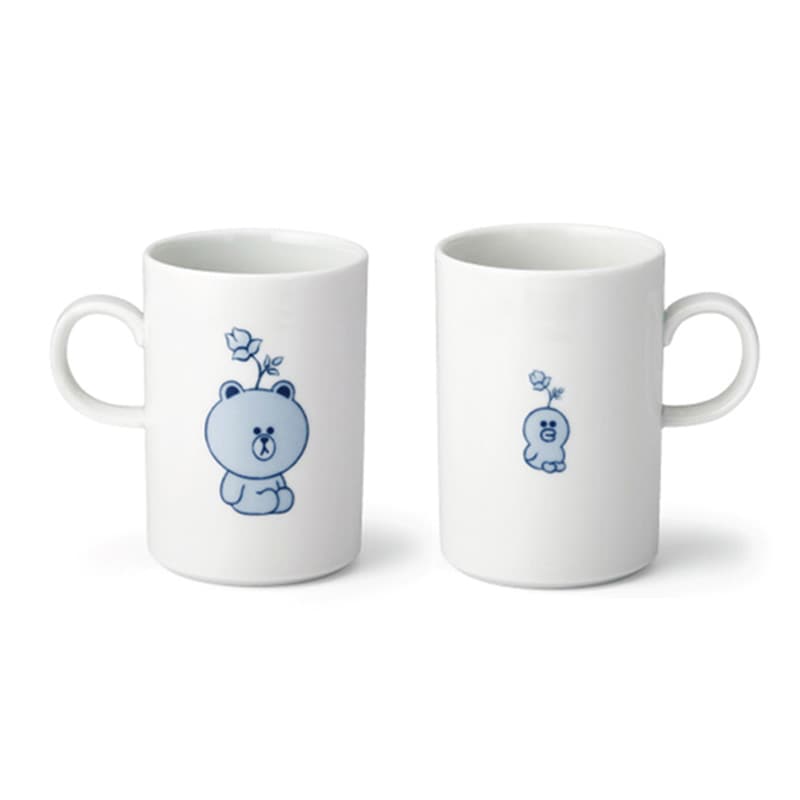 LINE FRIENDS X KwangJuYo Limited Brown & Sally Mug