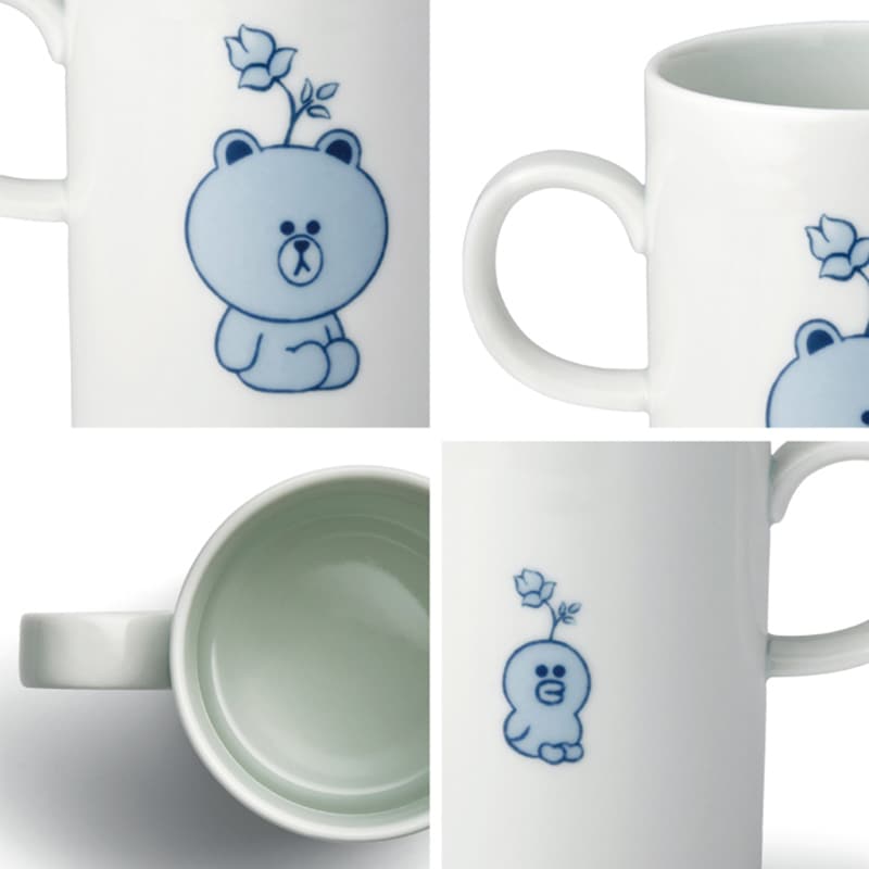 LINE FRIENDS X KwangJuYo Limited Brown & Sally Mug