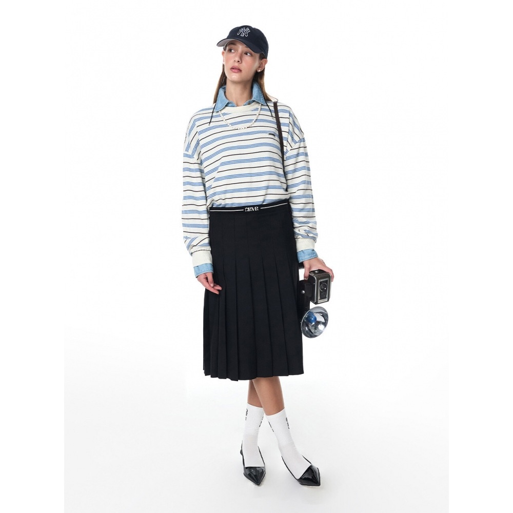 グローブ 24FW グレーバープリーツスカート (2カラー)