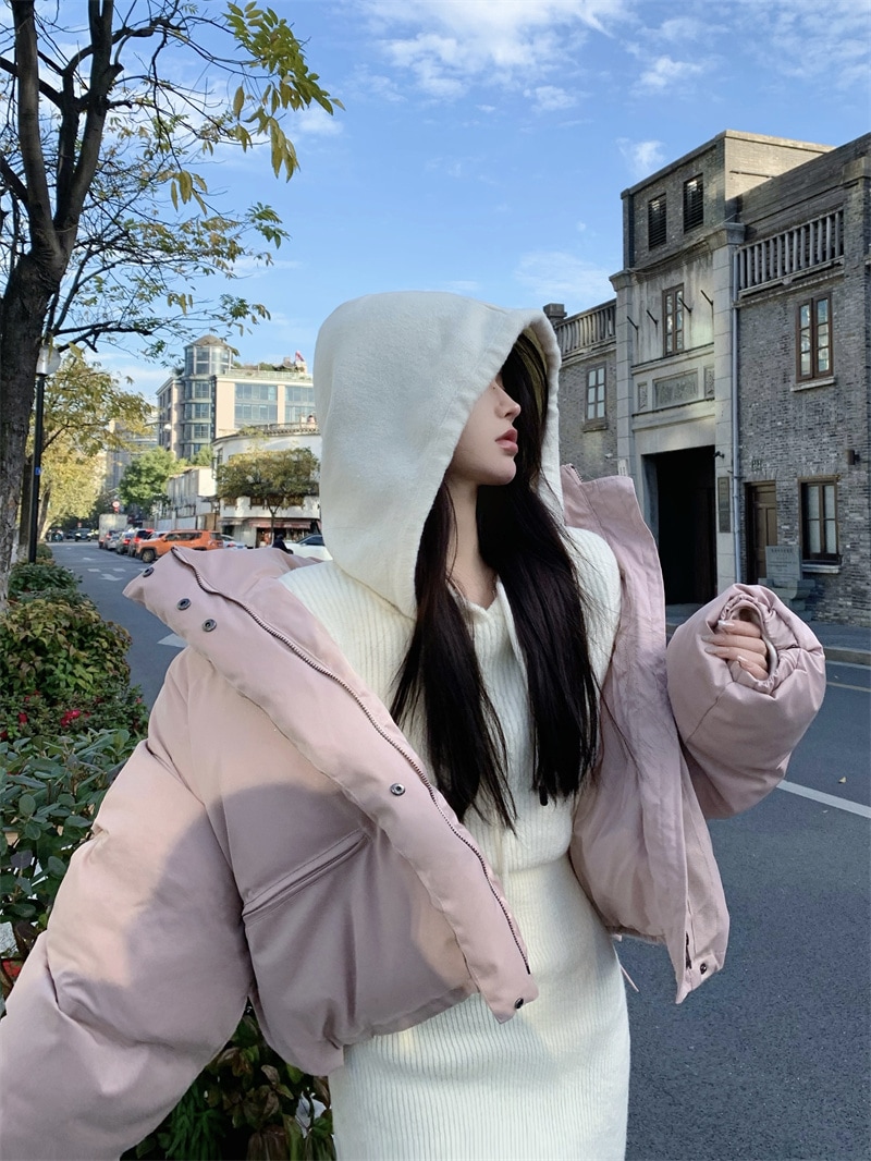 中綿ジャケット ショート丈 ダウンジャケット ハイネック オーバーサイズ ゆったり シンプル 韓国ファッション レディース 大人可愛い ガーリー カジュアル ストリート系 スタイルアップ C342 中綿ジャケット ショート丈 ダウンジャケット ハイネック オーバーサイズ ゆったり シンプル 韓国ファッション レディース 大人可愛い ガーリー カジュアル ストリート系 スタイルアップ C342