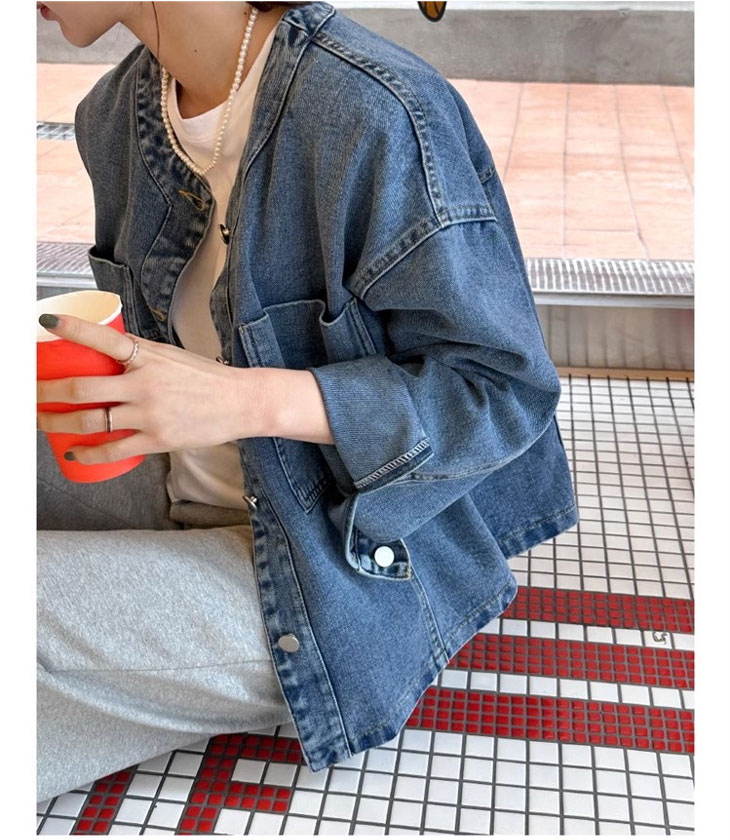 【2025新作 急速出荷】デニム ジャケット 長袖 レディース 秋 冬 ジージャン ジャンパー デニムジャケット カジュアル レトロ ゆったり アウター 羽織り シングルブレスト 七分袖 韓国ファッシ 【2025新作 急速出荷】デニム ジャケット 長袖 レディース 秋 冬 ジージャン ジャンパー デニムジャケット カジュアル レトロ ゆったり アウター 羽織り シングルブレスト 七分袖 韓国ファッシ