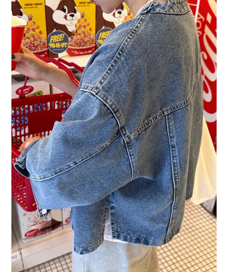 【2025新作 急速出荷】デニム ジャケット 長袖 レディース 秋 冬 ジージャン ジャンパー デニムジャケット カジュアル レトロ ゆったり アウター 羽織り シングルブレスト 七分袖 韓国ファッシ 【2025新作 急速出荷】デニム ジャケット 長袖 レディース 秋 冬 ジージャン ジャンパー デニムジャケット カジュアル レトロ ゆったり アウター 羽織り シングルブレスト 七分袖 韓国ファッシ