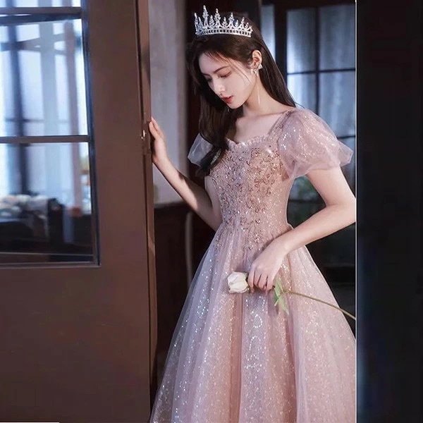 【激安開催】パーテイードレス ロング丈ドレス レディース 着痩せ 発表会 演奏会 二次会 大きいサイズ ファスナータイプ エレガント 20代 30代 40代 大人 可愛い 結婚式 披露宴 フォーマルド