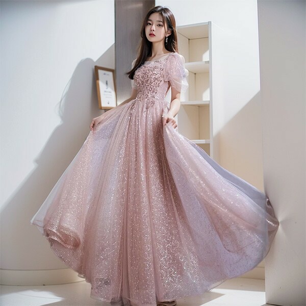 【激安開催】パーテイードレス ロング丈ドレス レディース 着痩せ 発表会 演奏会 二次会 大きいサイズ ファスナータイプ エレガント 20代 30代 40代 大人 可愛い 結婚式 披露宴 フォーマルド