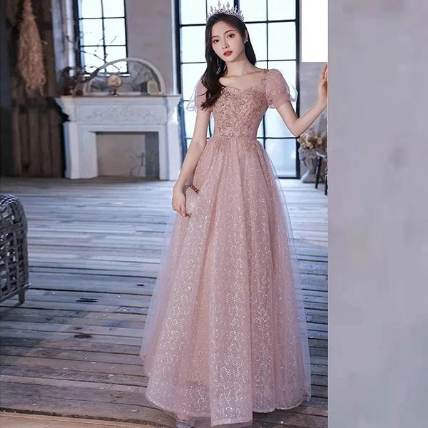 【激安開催】パーテイードレス ロング丈ドレス レディース 着痩せ 発表会 演奏会 二次会 大きいサイズ ファスナータイプ エレガント 20代 30代 40代 大人 可愛い 結婚式 披露宴 フォーマルド