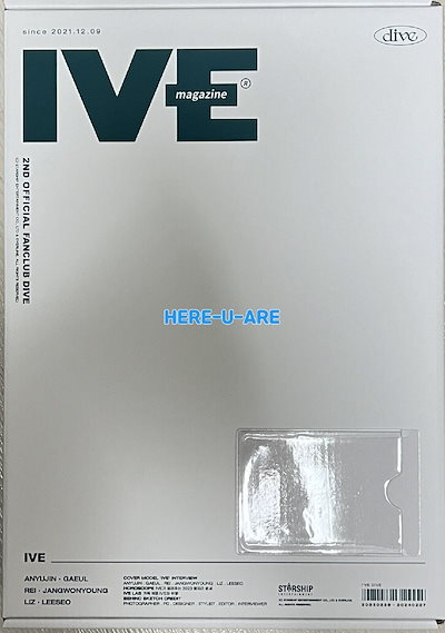 ive 韓国 ファンクラブキット IVE - IVE 1期 韓国 ファンクラブ キットの通販 by R｜アイヴ