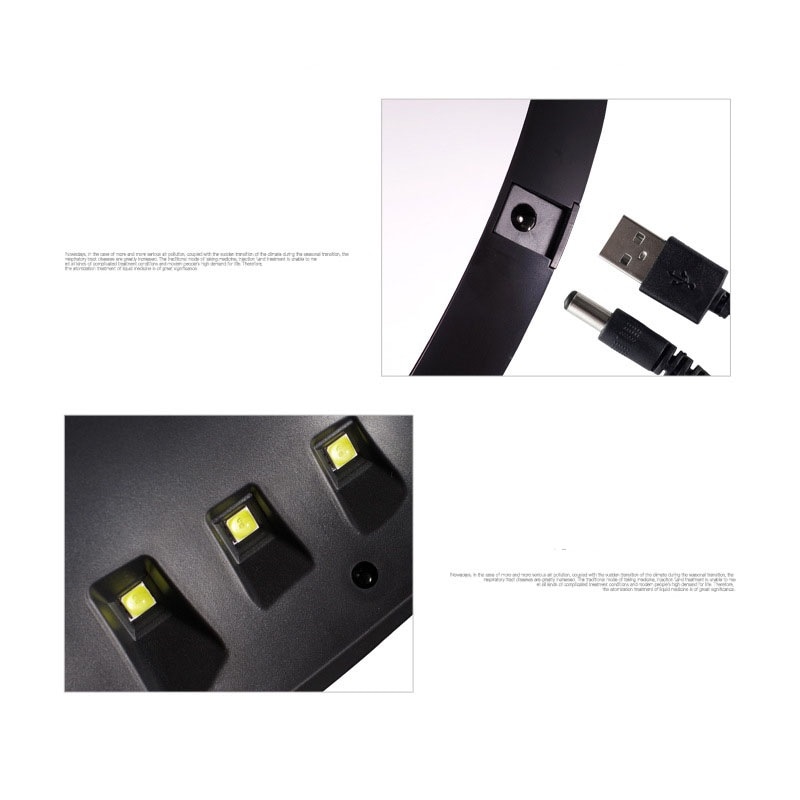 【10個セット】可愛いパンダ硬化用ライトLEDネイルドライヤー 硬化用UV レジンライト UVライト レジン用