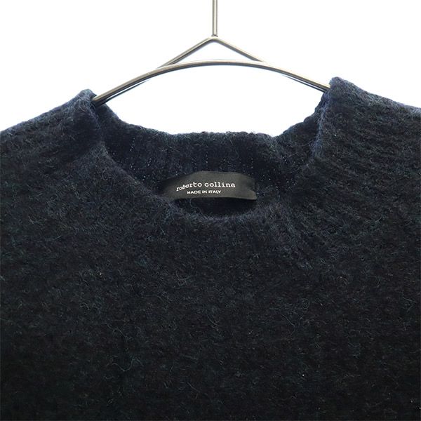 イタリア製 長袖 ニット ネイビー系 セーター レディース イタリア製 長袖 ニット ネイビー系 セーター レディース