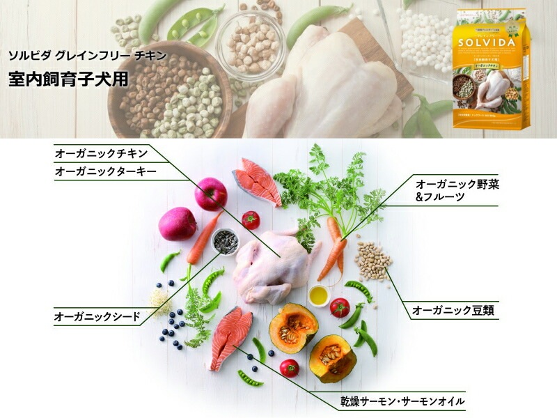 【プレゼント付】ソルビダ グレインフリー チキン 子犬用 5.8kg【犬想いオリジナル今治ハンドタオルセット】【タオルカラー モカ】【正規品】