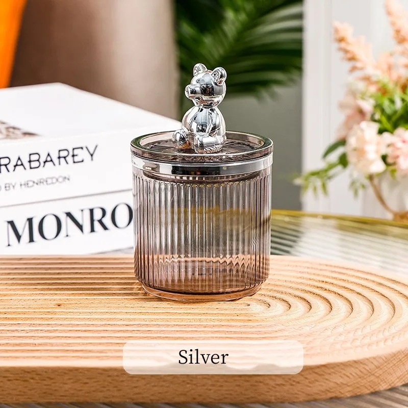 ゴールドベアアクリルコットンパッド,コスメティックスワブ用収納ボックス,マスク,スキーグラスオーガナイザー,ラグジュアリー ゴールドベアアクリルコットンパッド,コスメティックスワブ用収納ボックス,マスク,スキーグラスオーガナイザー,ラグジュアリー