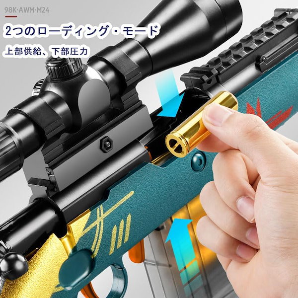 Qoo10] 98k狙撃銃おもちゃ銃 AWMスナイパー