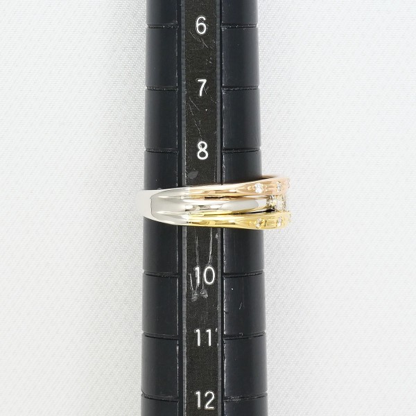 PT900 プラチナPG リング 9号 ダイヤ 0.20 0.09 鑑別書 【中古】 PT900 プラチナPG リング 9号 ダイヤ 0.20 0.09 鑑別書 【中古】