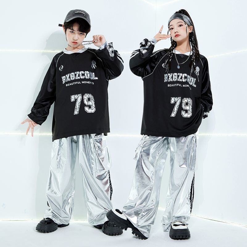 子供の秋の街のダンスのファッション服のhiphopの男の子の格好がいいです