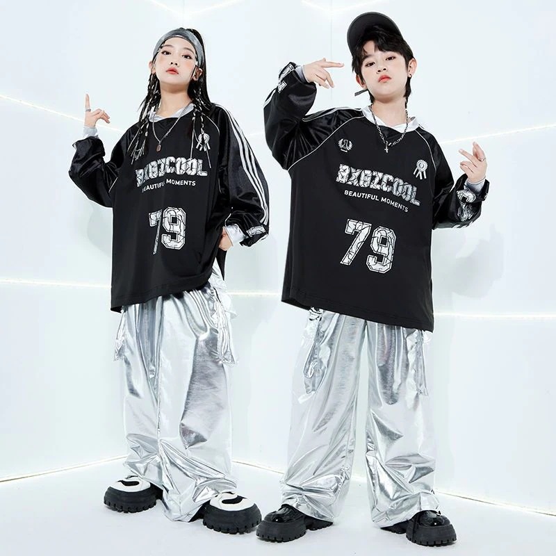 子供の秋の街のダンスのファッション服のhiphopの男の子の格好がいいです