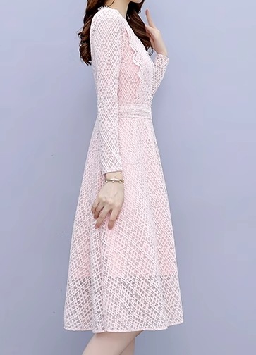 レディース ワンピース ドレス 膝丈 ミドル丈 長袖 Vネック フェミニン レース ウエストマーク かわいい 大人可愛い きれいめ 上品 おしゃれ レトロ ガーリー エレガント ラブリー キュート レディース ワンピース ドレス 膝丈 ミドル丈 長袖 Vネック フェミニン レース ウエストマーク かわいい 大人可愛い きれいめ 上品 おしゃれ レトロ ガーリー エレガント ラブリー キュート