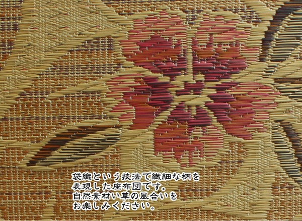 ds-862383 織込千鳥 い草座布... : 家具・インテリア : 純国産/日本製 袋織 お得再入荷