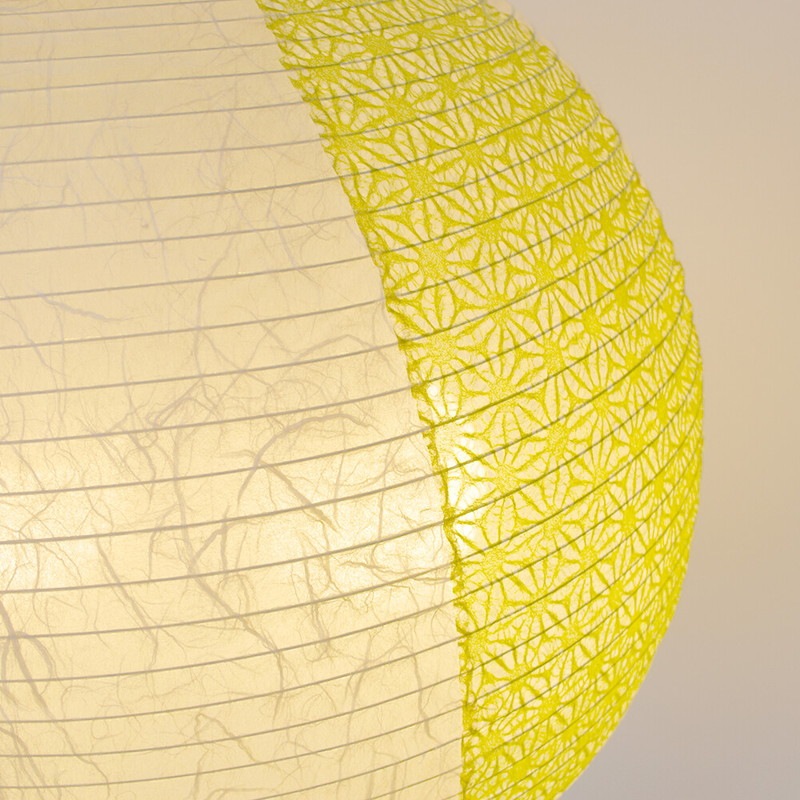 ペンダントライト 明かり 和風モダン おしゃれ シーリングライト 丸 球 照明器具 和室 和紙 日本製 2灯 LED対応 雲龍ベージュx麻葉萌葱