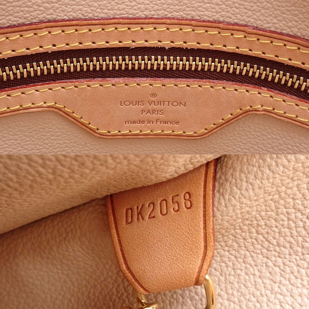 モノグラム バケットGM M42236 ショルダーバッグ ブラウン/352046【中古】