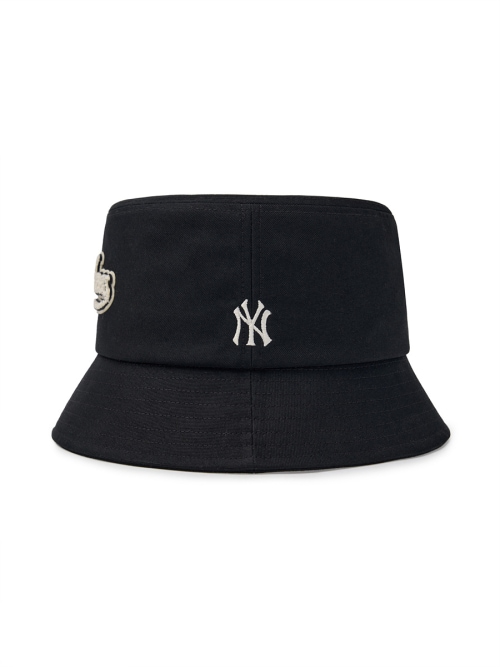 MLB公式正規品 バケットハット Varsity Boucle Cultivating Bucket Hat NY (Black)